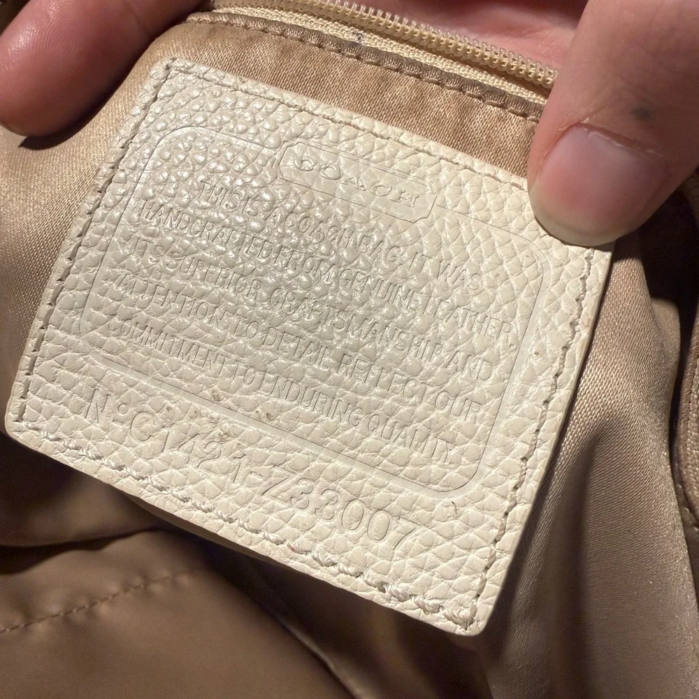 Coach- Leather Handbag - Picture 4 of 6